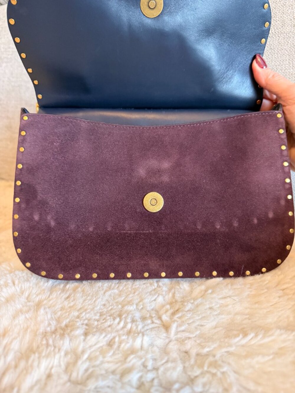 Coach Sample Ellie With Rivets Bag - Picture 7 of 12
